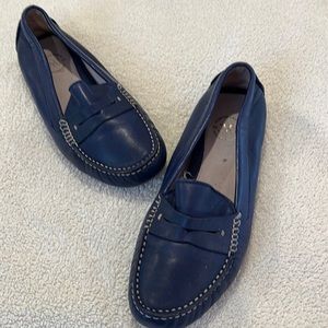 Johnston and Murphy navy shoes